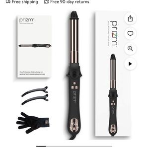 New rotating curling iron